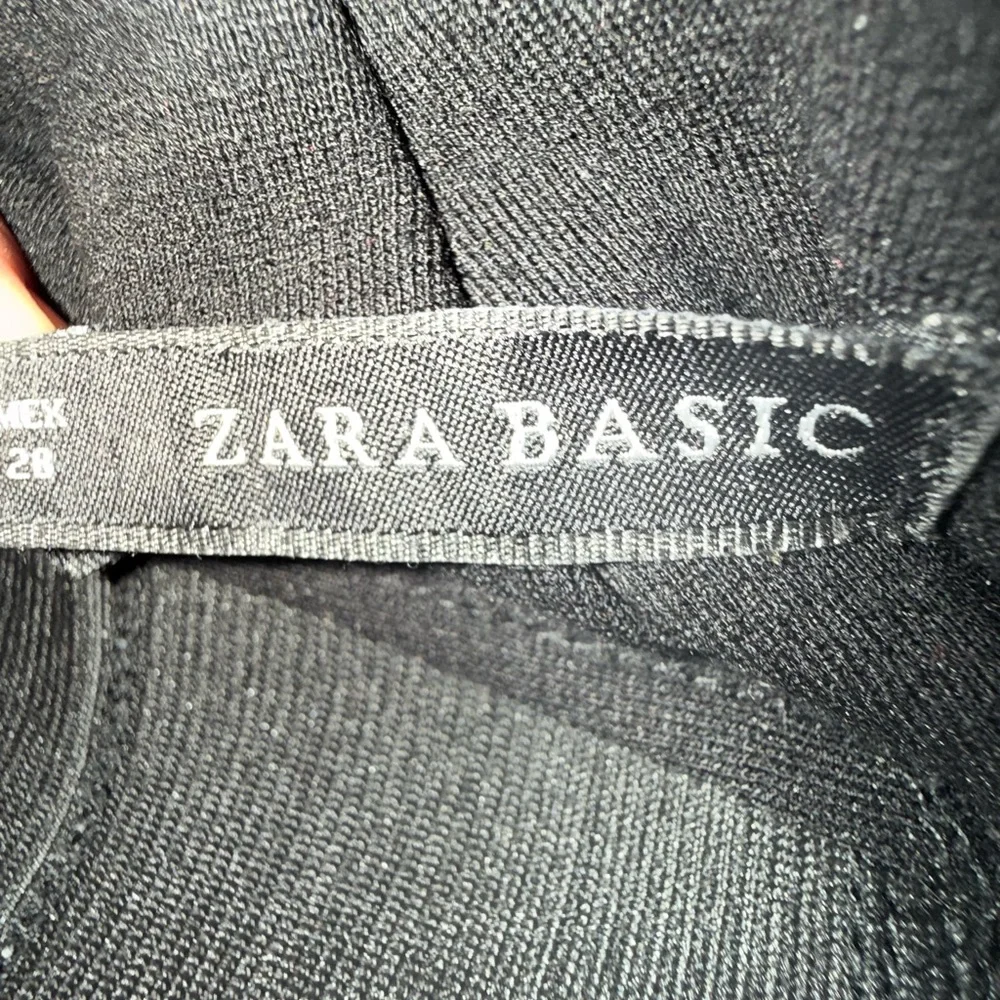 Zara Kids Black Leggings with Stylish Panels